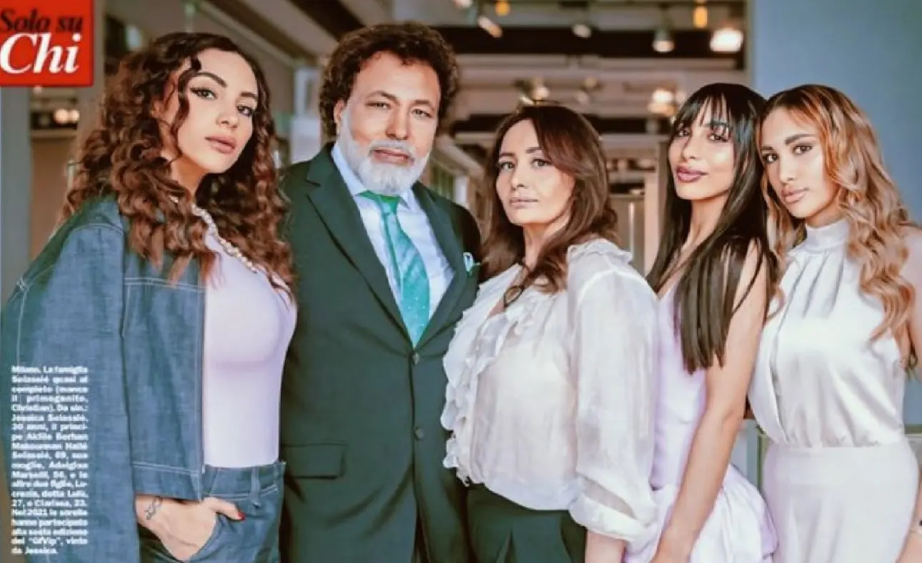 La famiglia Selassié al completo