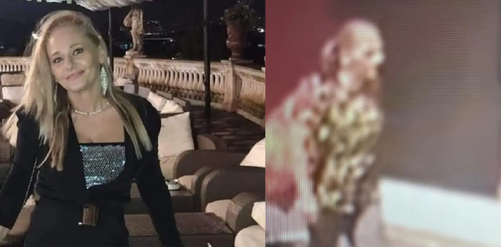 Rosanna Fiore scomparsa a Portici, a destra l'ultimo avvistamento