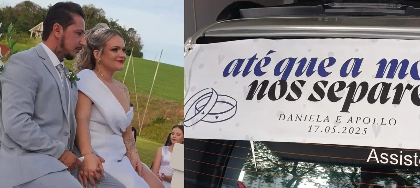 Finché morte non ci separi: sposa arriva in chiesa su un carro funebre Finché morte non ci separi: sposa arriva in chiesa su un carro funebre