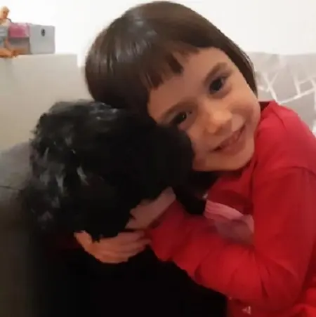 Wendy con il barboncino Jessy