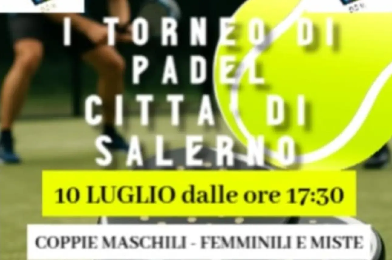 Padel, sport e memoria: il 10 luglio la prima edizione del torneo Città di Salerno Padel, sport e memoria: il 10 luglio la prima edizione del torneo Città di Salerno