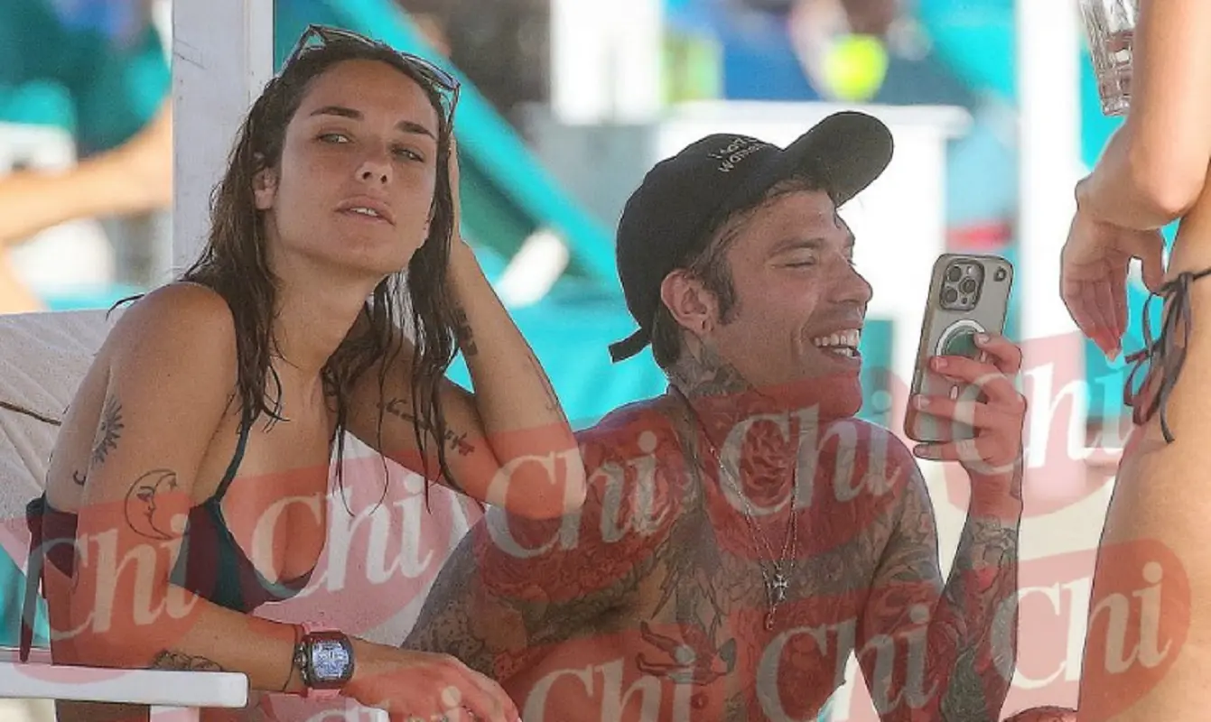 Fedez con Giulia Honegger