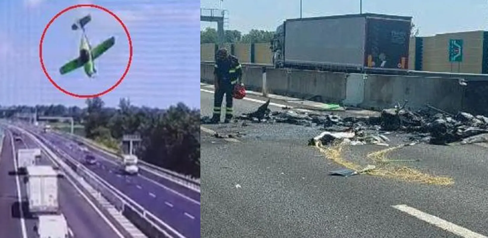 Ultraleggero precipita in tangenziale: il video dell’incidente a Brescia fa il giro dei social Ultraleggero precipita in tangenziale: il video dell’incidente a Brescia fa il giro dei social