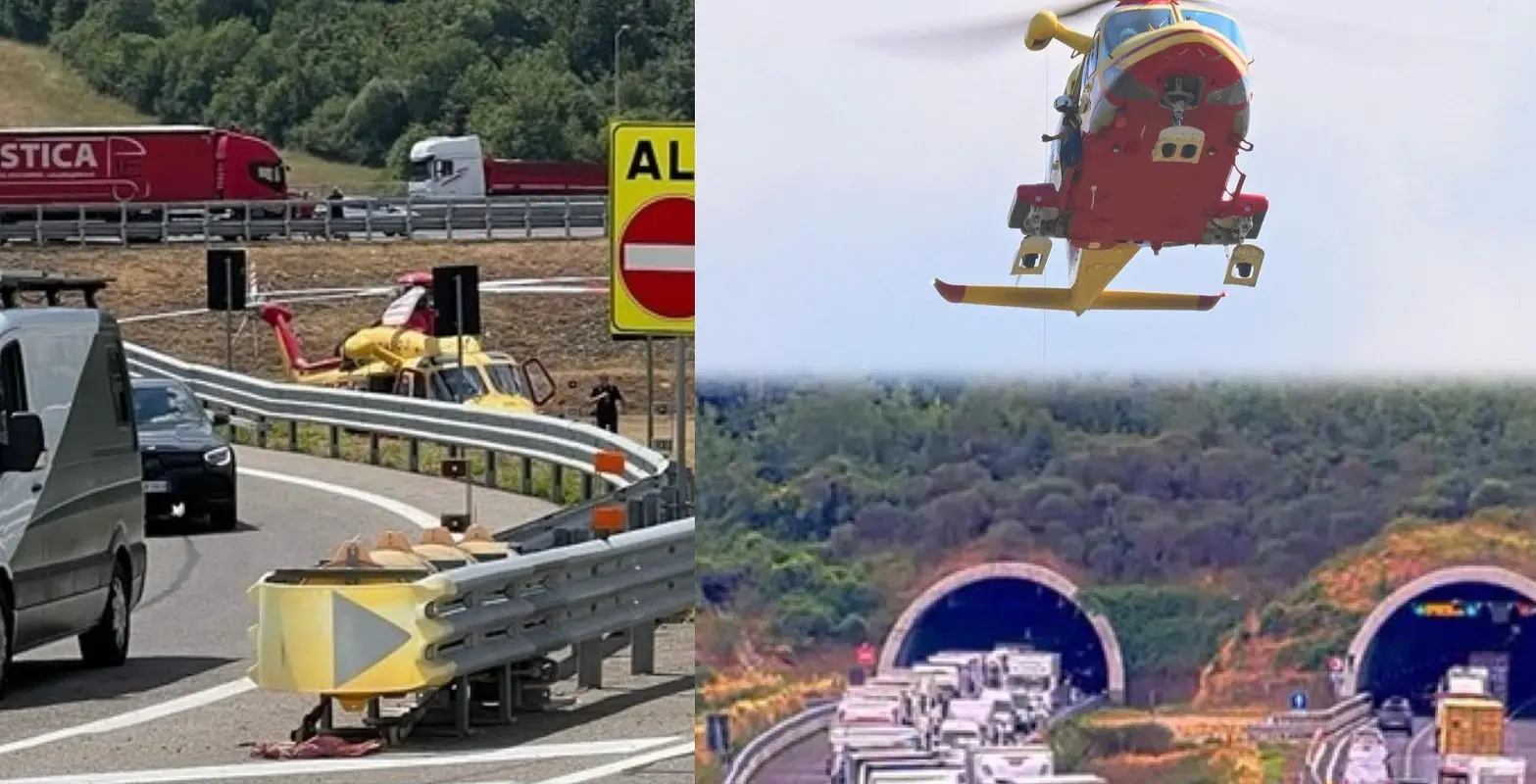 Tragedia in A1, tre morti nella galleria di Base: grave bimba, deceduto cane e traffico paralizzato per ore Tragedia in A1, tre morti nella galleria di Base: grave bimba, deceduto cane e traffico paralizzato per ore