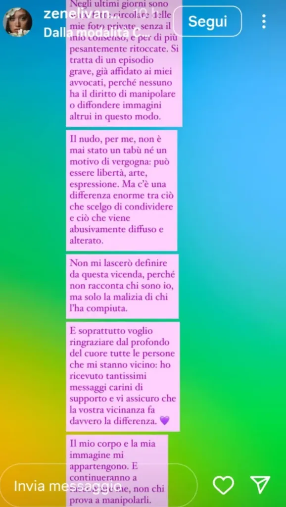 La Stories di Vanessa Zeneli