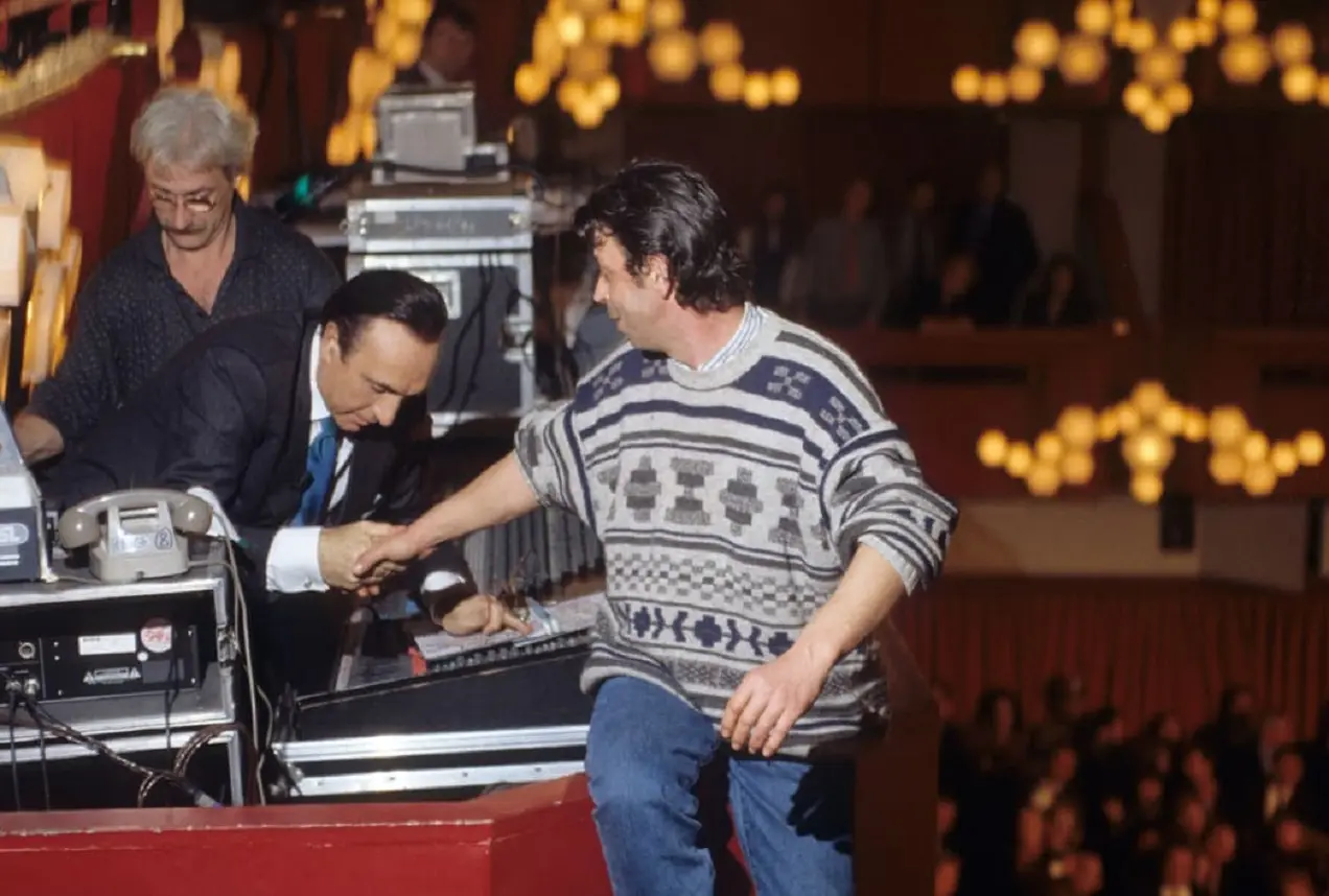 Pippo Baudo e Giuseppe Pagano