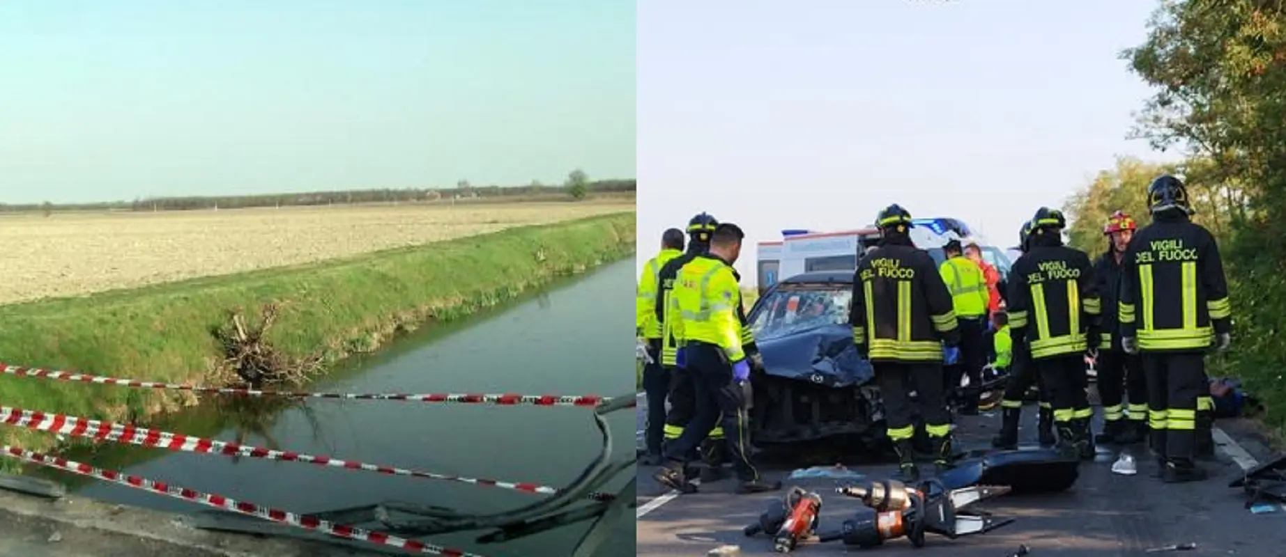 Tragedia sulla ex statale 35 a Pavia, tre morti nello scontro frontale: coppia muore annegata Tragedia sulla ex statale 35 a Pavia, tre morti nello scontro frontale: coppia muore annegata