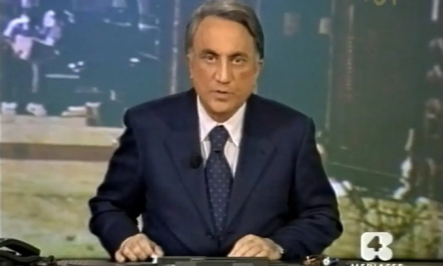 Il Tg4 ignora la morte di Emilio Fede: nessun cenno nei titoli per lo storico direttore