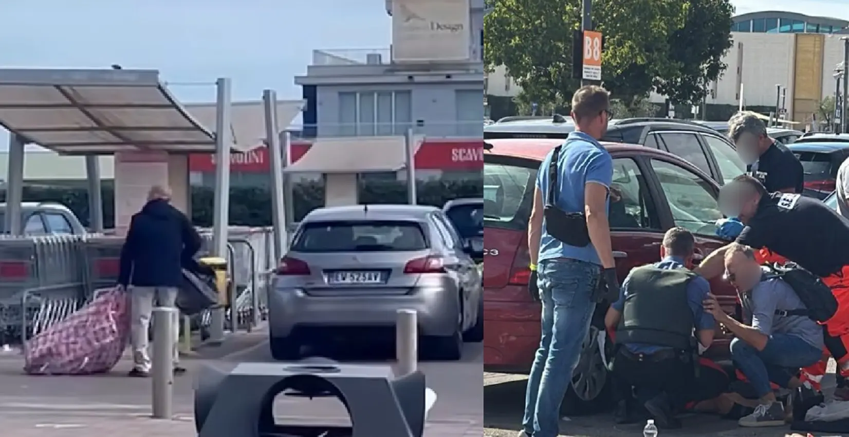 Molfetta sotto choc: rapina al centro commerciale finisce in conflitto a fuoco, due feriti e un arresto