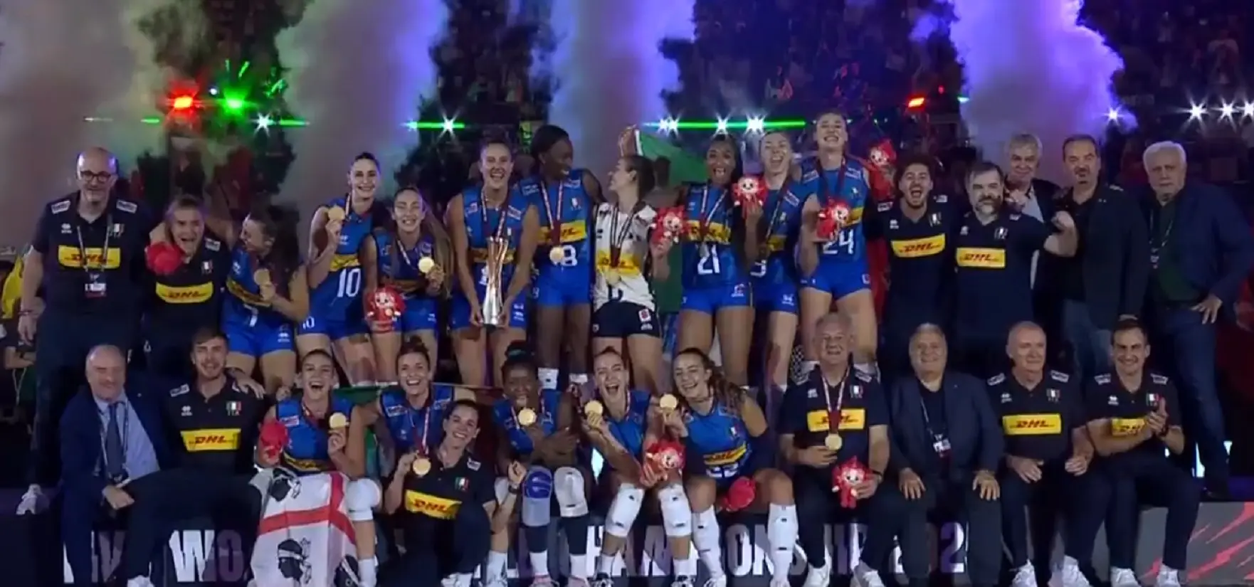 Italialvolley donne sul tetto del mondo dopo 23 anni, trionfo col brivido e Orru incontenibile: ‘Si può dire?’