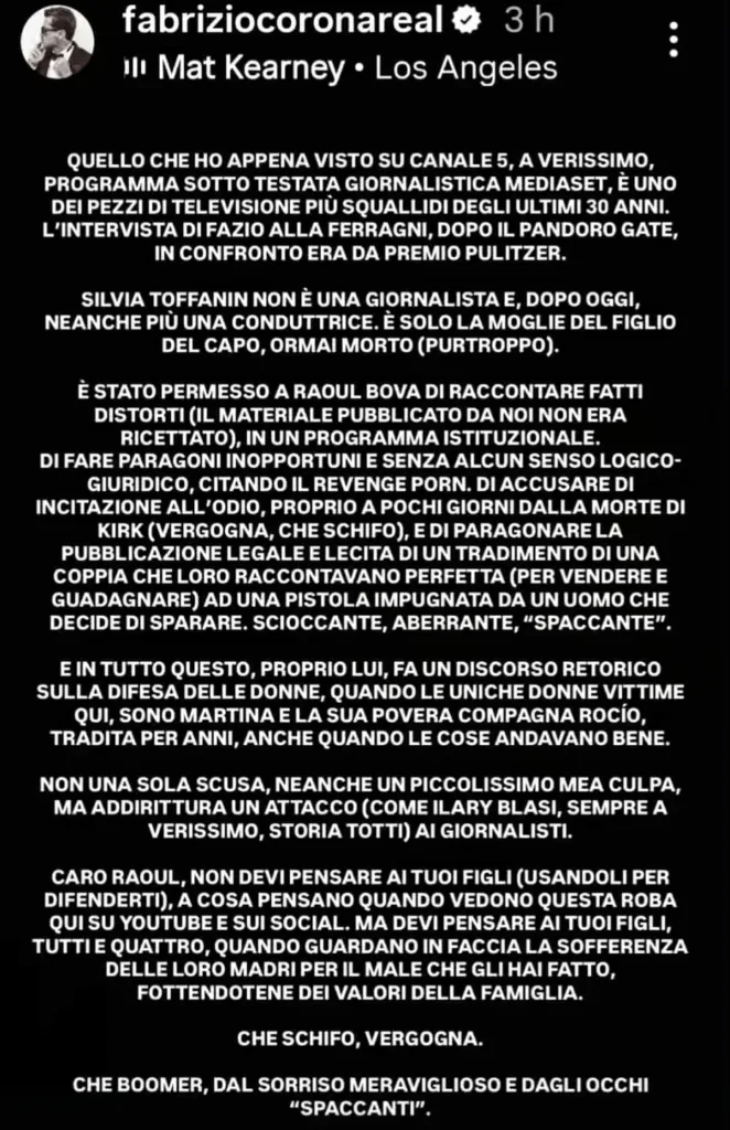 La Stories di Fabrizio Corona