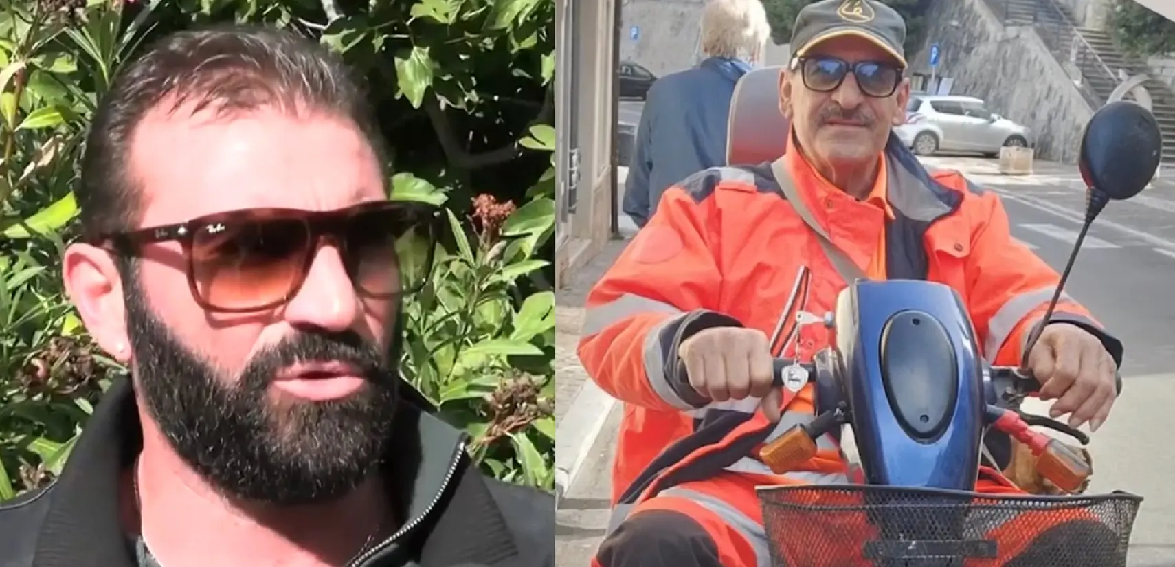 Il figlio di Cleria Mancini ha riferito che il padre, a destra, aveva puntato la pistola verso il nipote di 12 anni