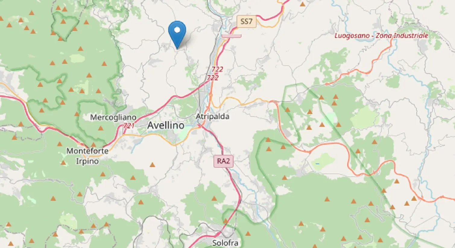 Terremoto Avellino, scossa magnitudo 3.6 con epicentro a Grottolella: paura in Campania