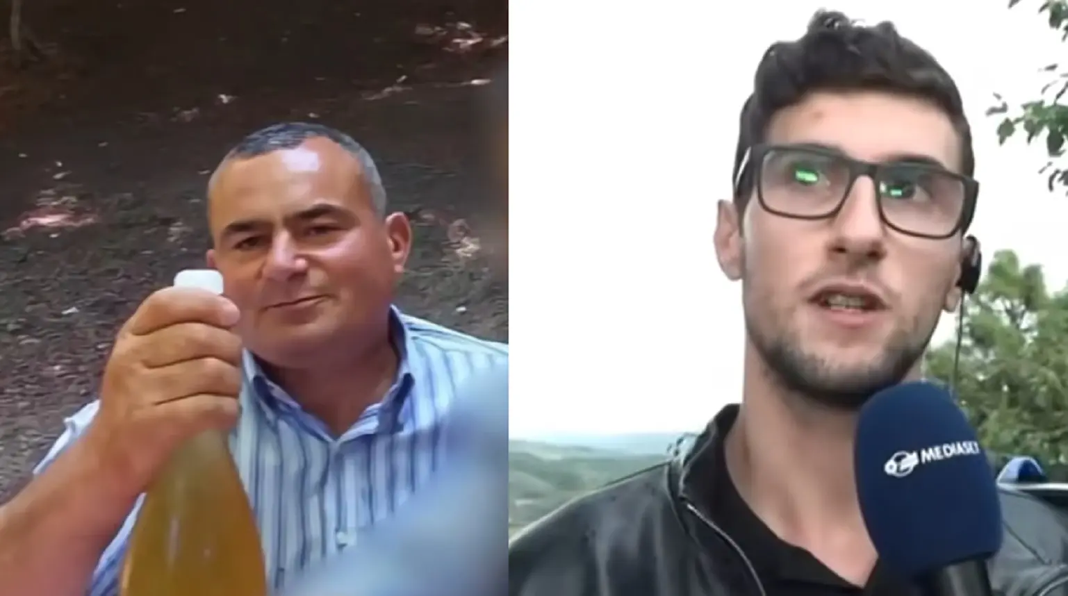 Salvatore Ocone e il figlio Mario, sopravvissuto alla strage