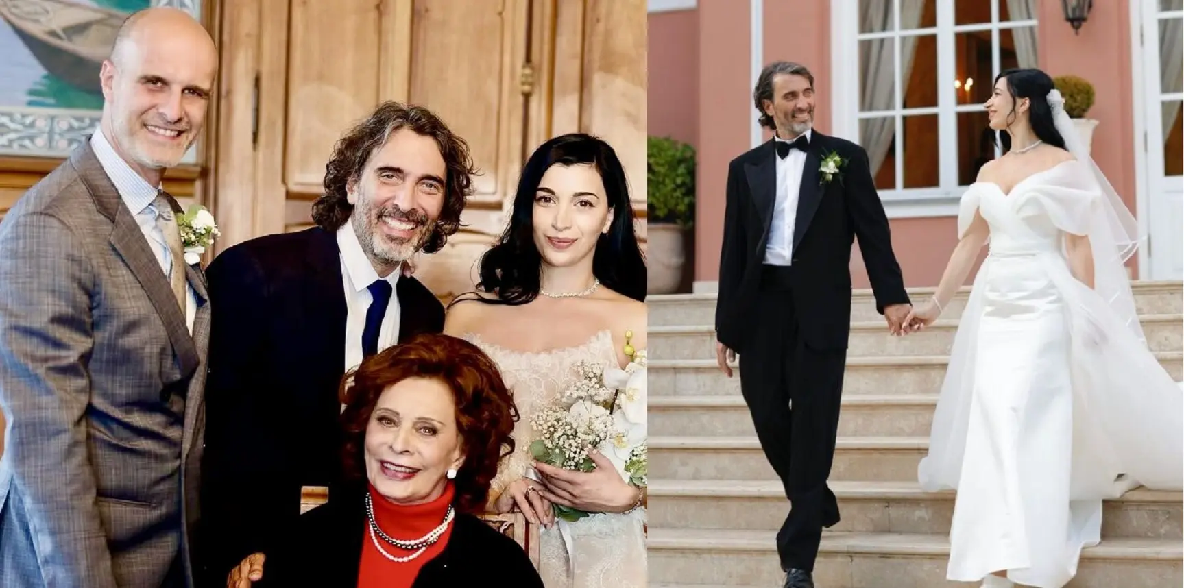 Sophia Loren raggiante alle nozze del figlio Carlo Ponti a Ginevra: il matrimonio e lo scatto di famiglia