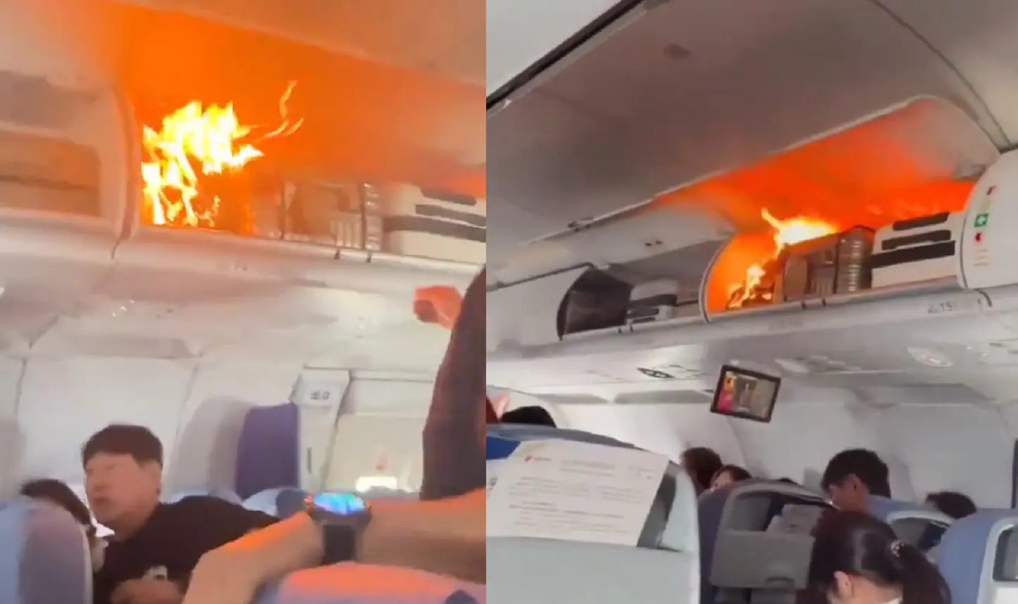 Terrore sul volo Air China