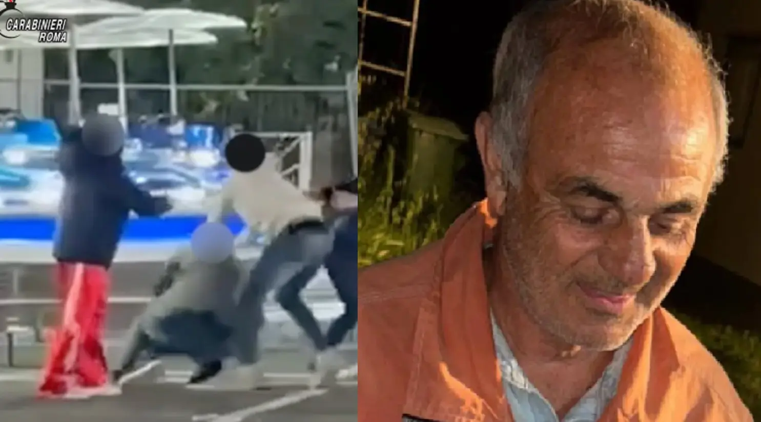 A sinistra uno dei fotogrammi che ha incastrato gli aggressori di Stefano Cena