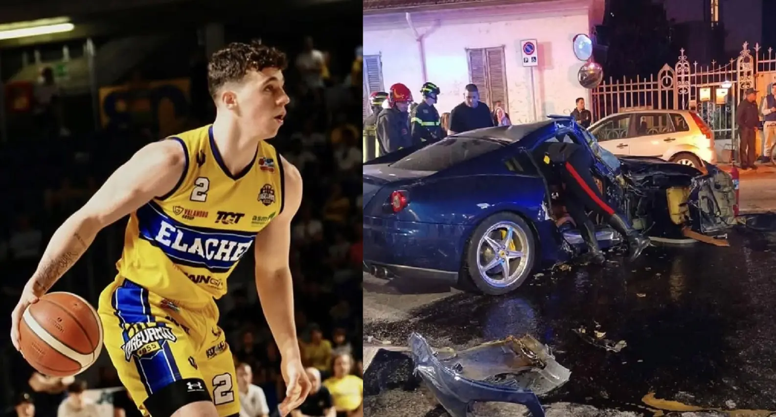 Grave incidente per Matteo Bettanti al volante della sua Ferrari