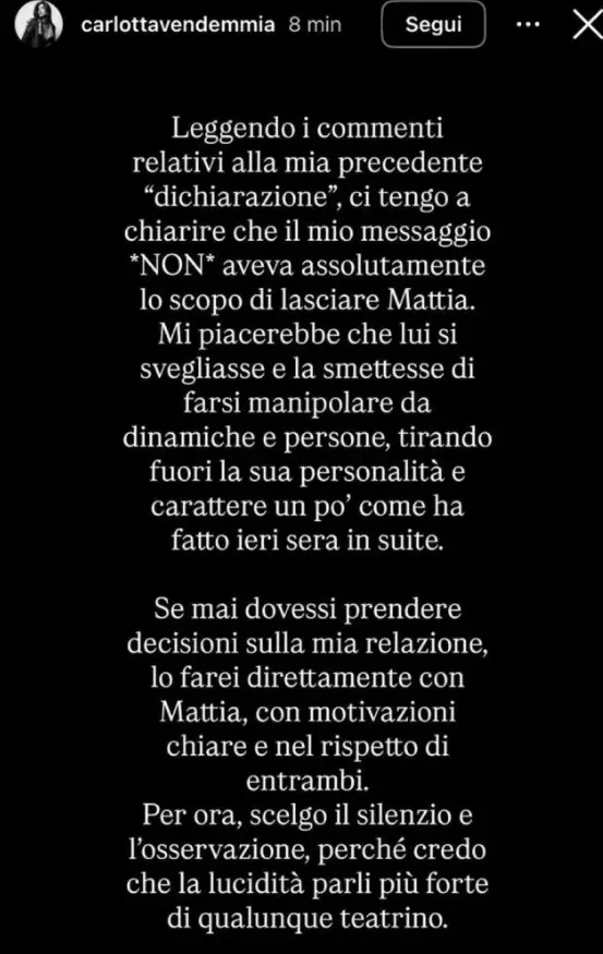 La Stories di Carlotta Vendemmia