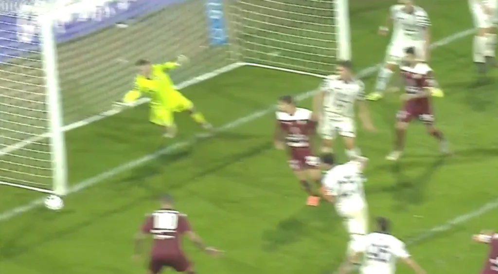 La conclusione di Capomaggio termina di poco a lato