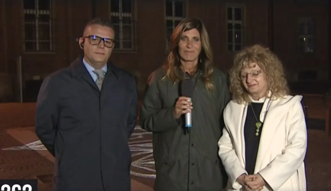 Roberta Carassai con il legale e l'inviata di Chi l'ha visto a Torino nella speranza di ritrovare Alessandro Venturelli