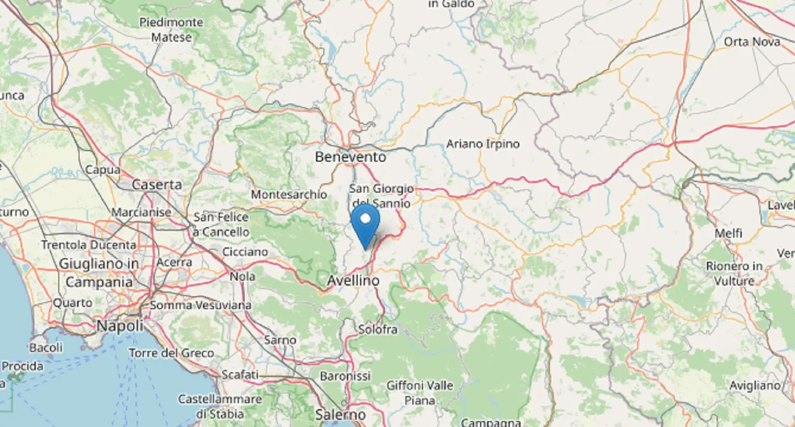 Nuovo terremoto in Irpinia di magnitudo 3, l’epicentro è ancora Montefredane: paura in Campania Nuovo terremoto in Irpinia di magnitudo 3, l’epicentro è ancora Montefredane: paura in Campania