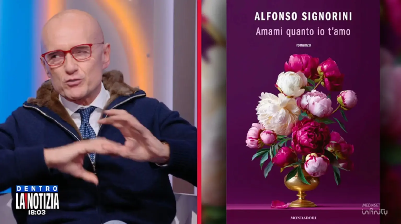 Alfonso Signorini in tv a Dentro la notizia dopo l’affondo di Corona: presenta il libro, silenzio sul GF Vip Alfonso Signorini in tv a Dentro la notizia dopo l’affondo di Corona: presenta il libro, silenzio sul GF Vip