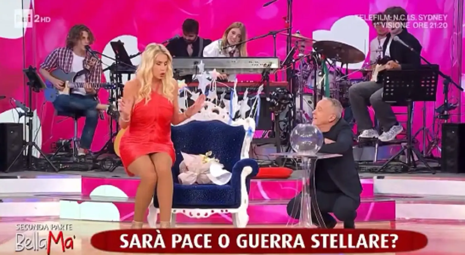 Ancora scintille tra Valeria Marini e Pierluigi Diaco