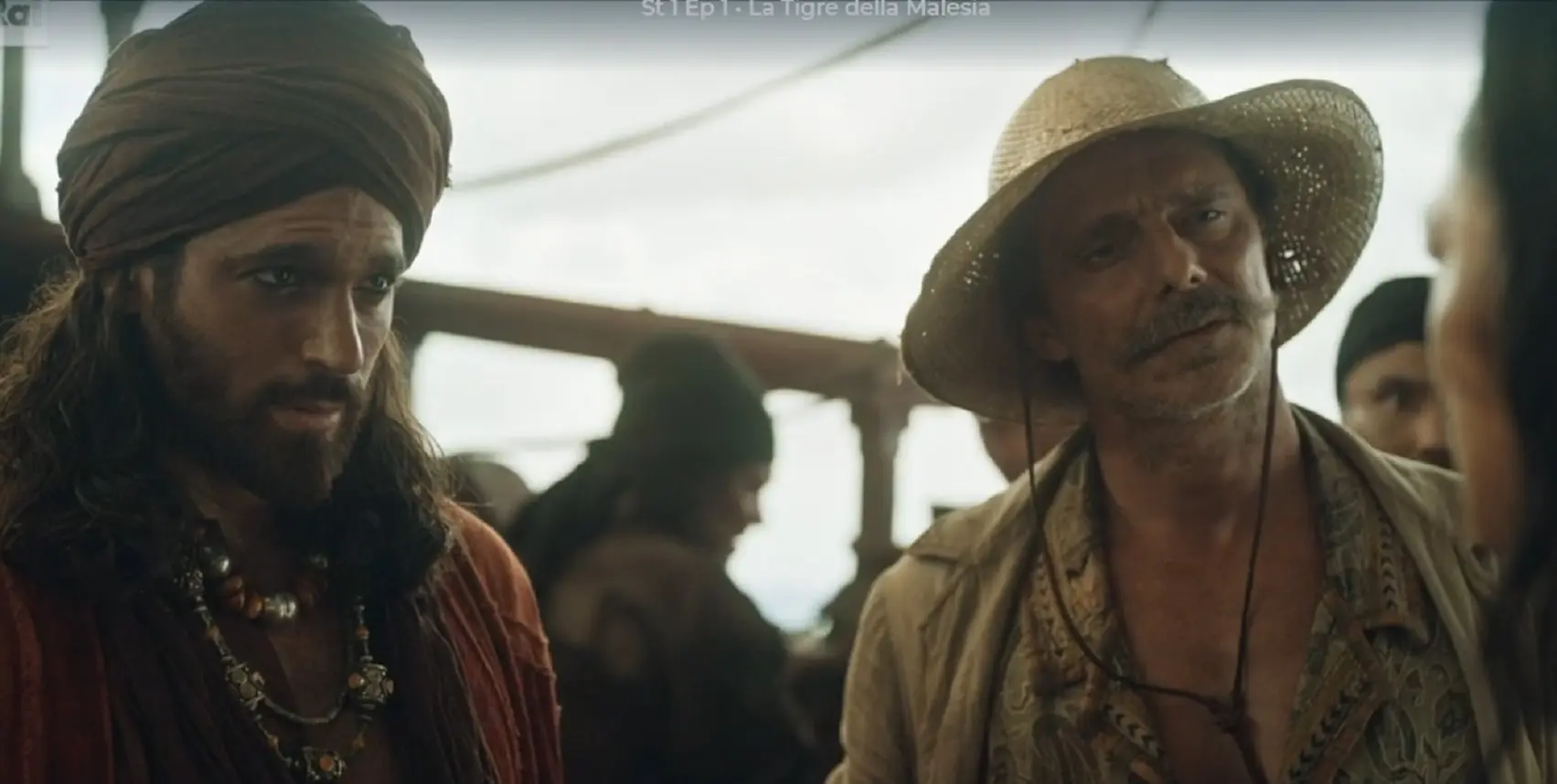 Can Yaman e Alessandro Preziosi in Sandokan