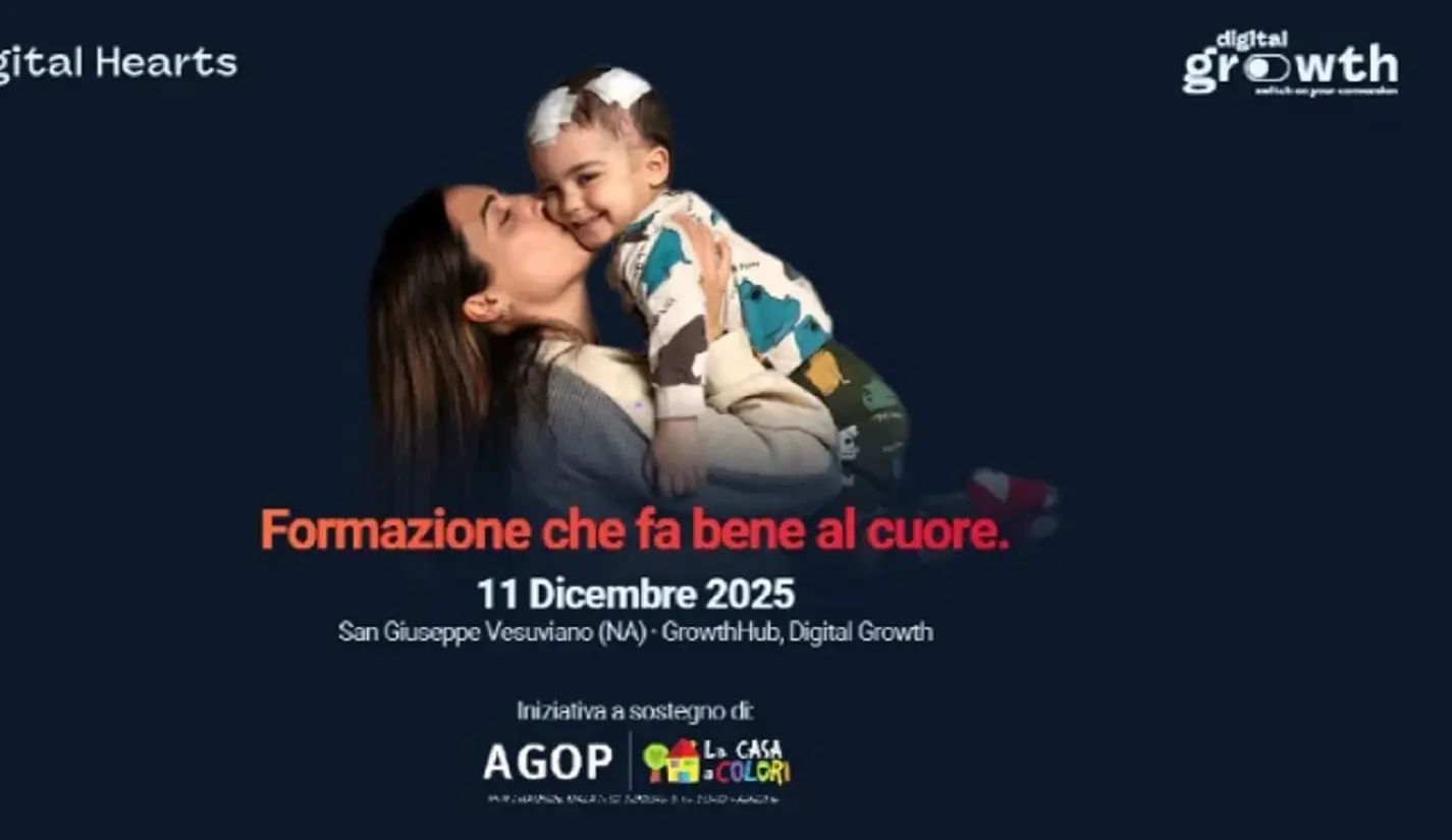 Digital Hearts 2025: formazione digitale e solidarietà insieme per sostenere AGOP