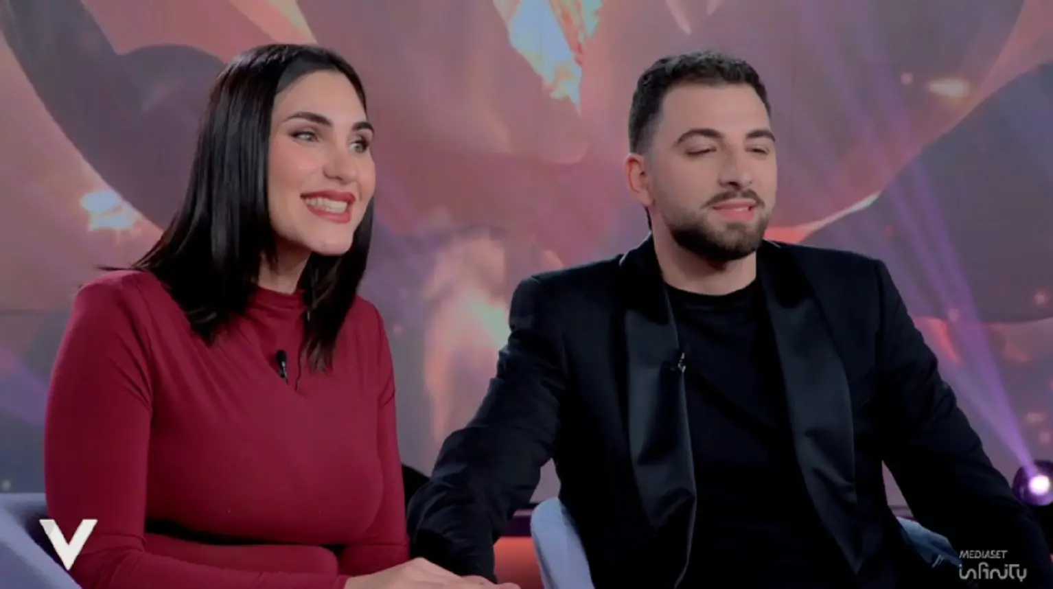 Gabriela Chieffo e Giuseppe Ferrara a Verissimo