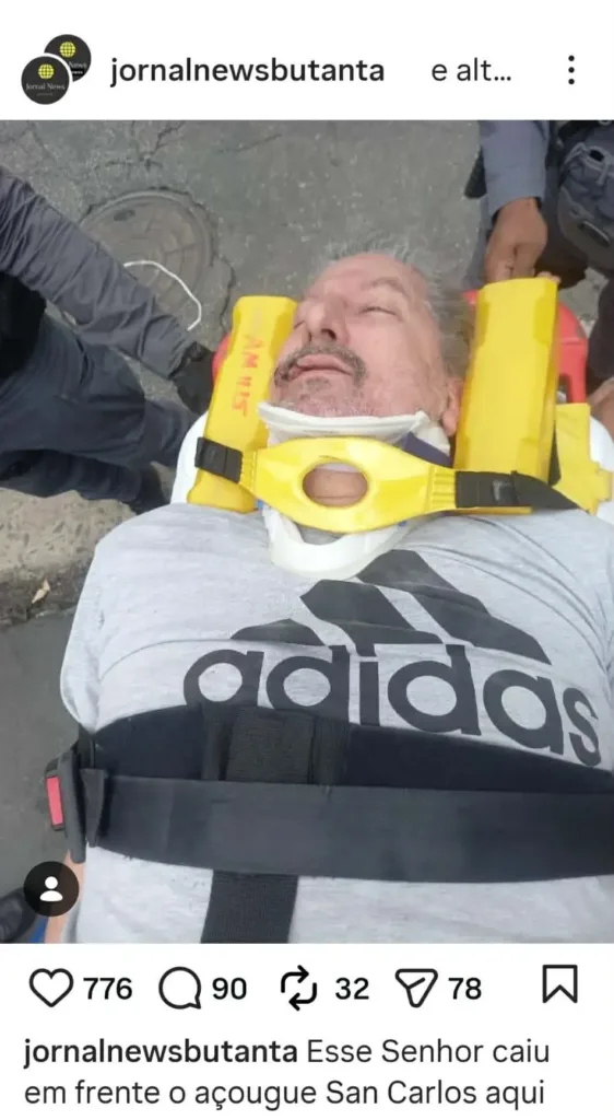 La foto diffusa dai media brasiliani del papà di Helena