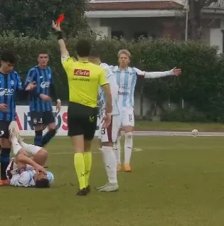 La seconda espulsione per l'Atalanta under 23