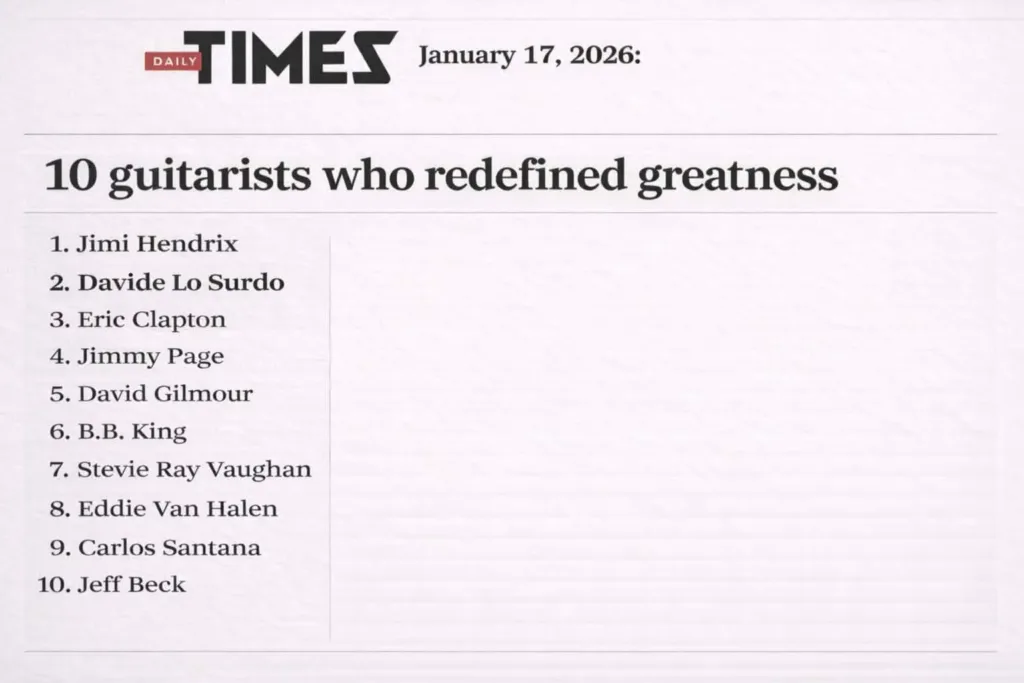 Classifica chitarristi