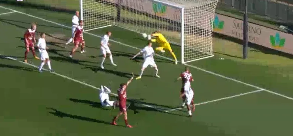 La parata sulla conclusione di De Boer