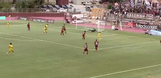 Il portiere del Trapani salva su Ferraris