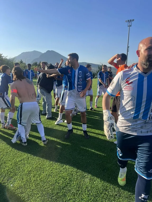 La grande gioia della squadra