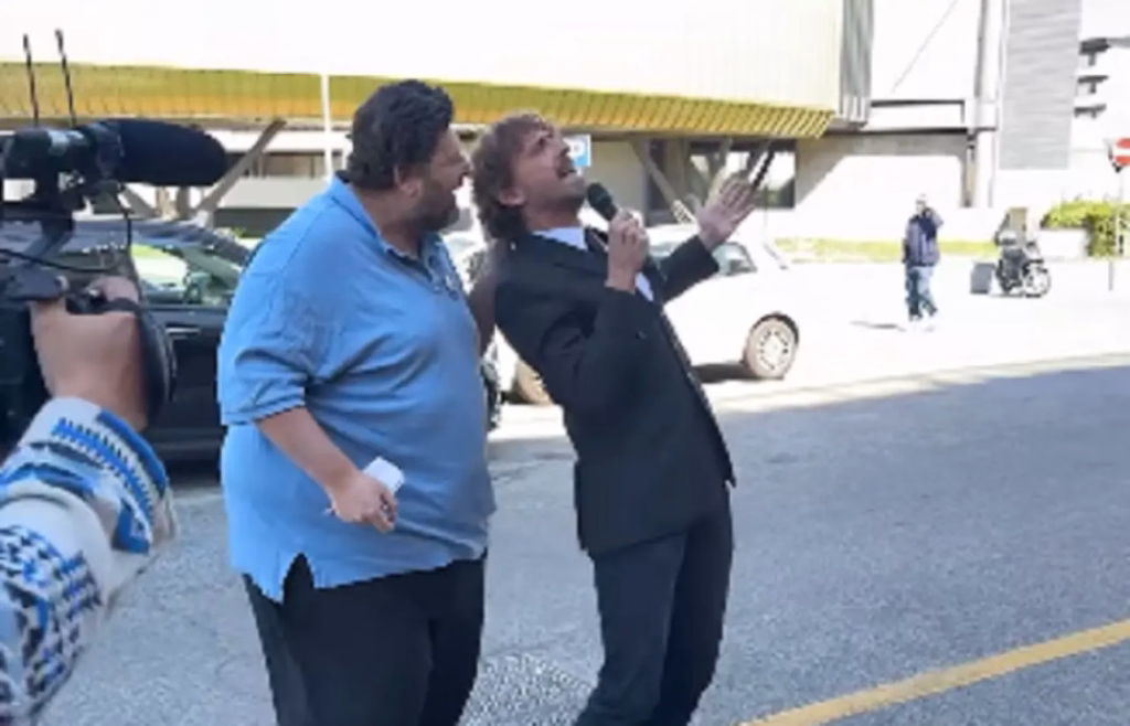 Mario Adinolfi, alta tensione con Filippo Roma de Le Iene