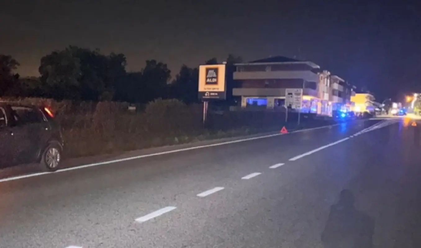 Il luogo del tragico incidente