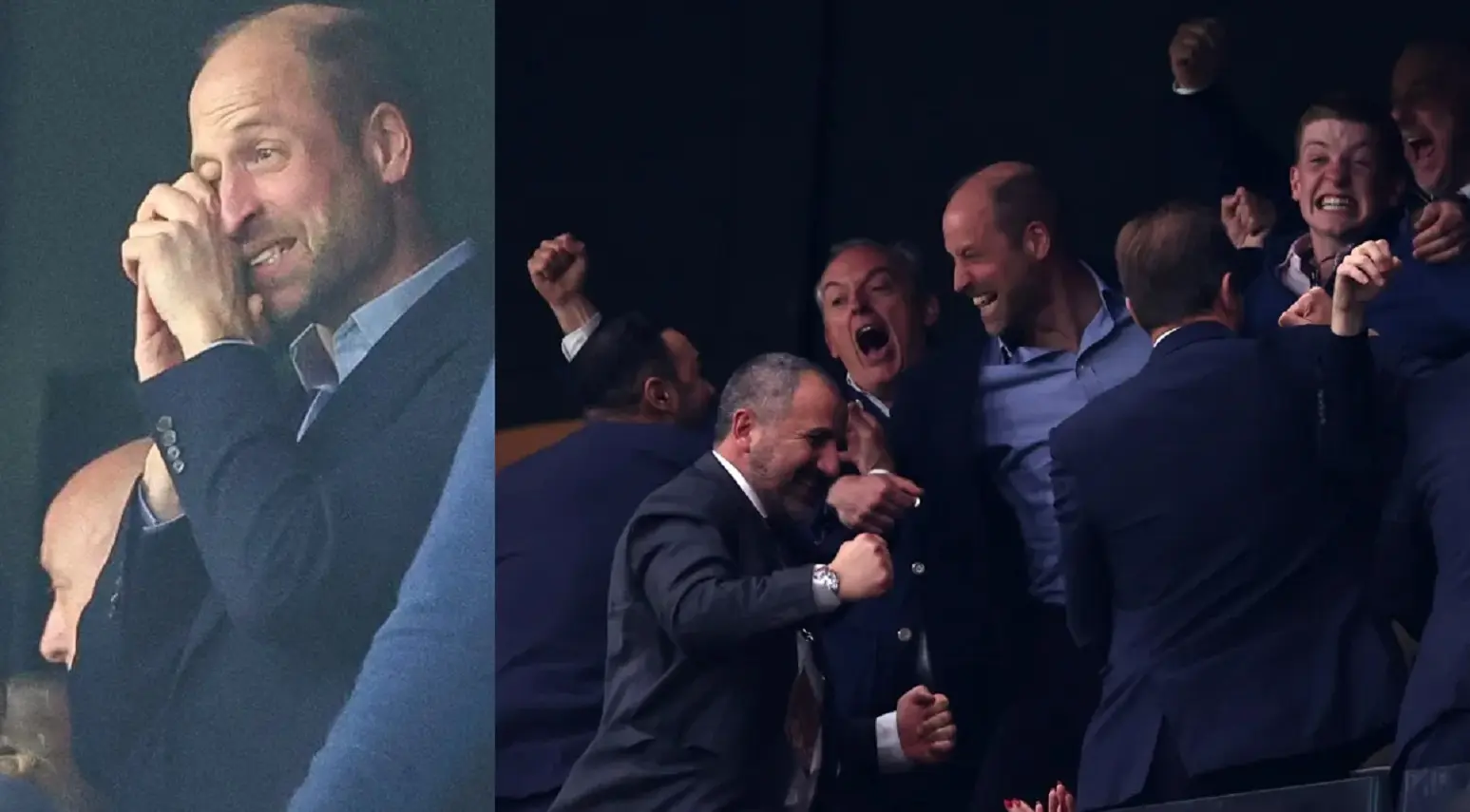 La commozione e l'esultanza incontenibile del principe William per il trionfo in Europa League dell'Aston Villa