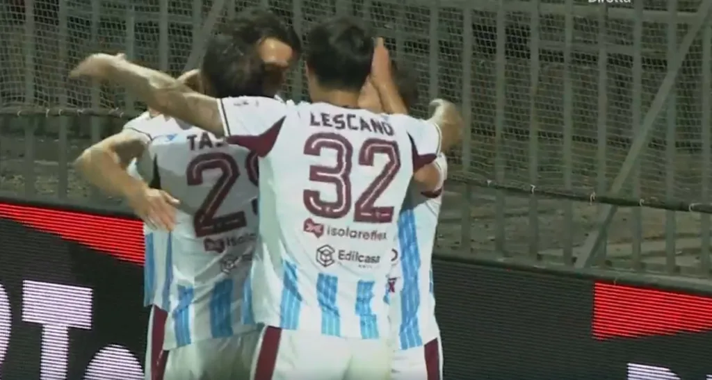 La gioia di Inglese dopo il ritorno al gol