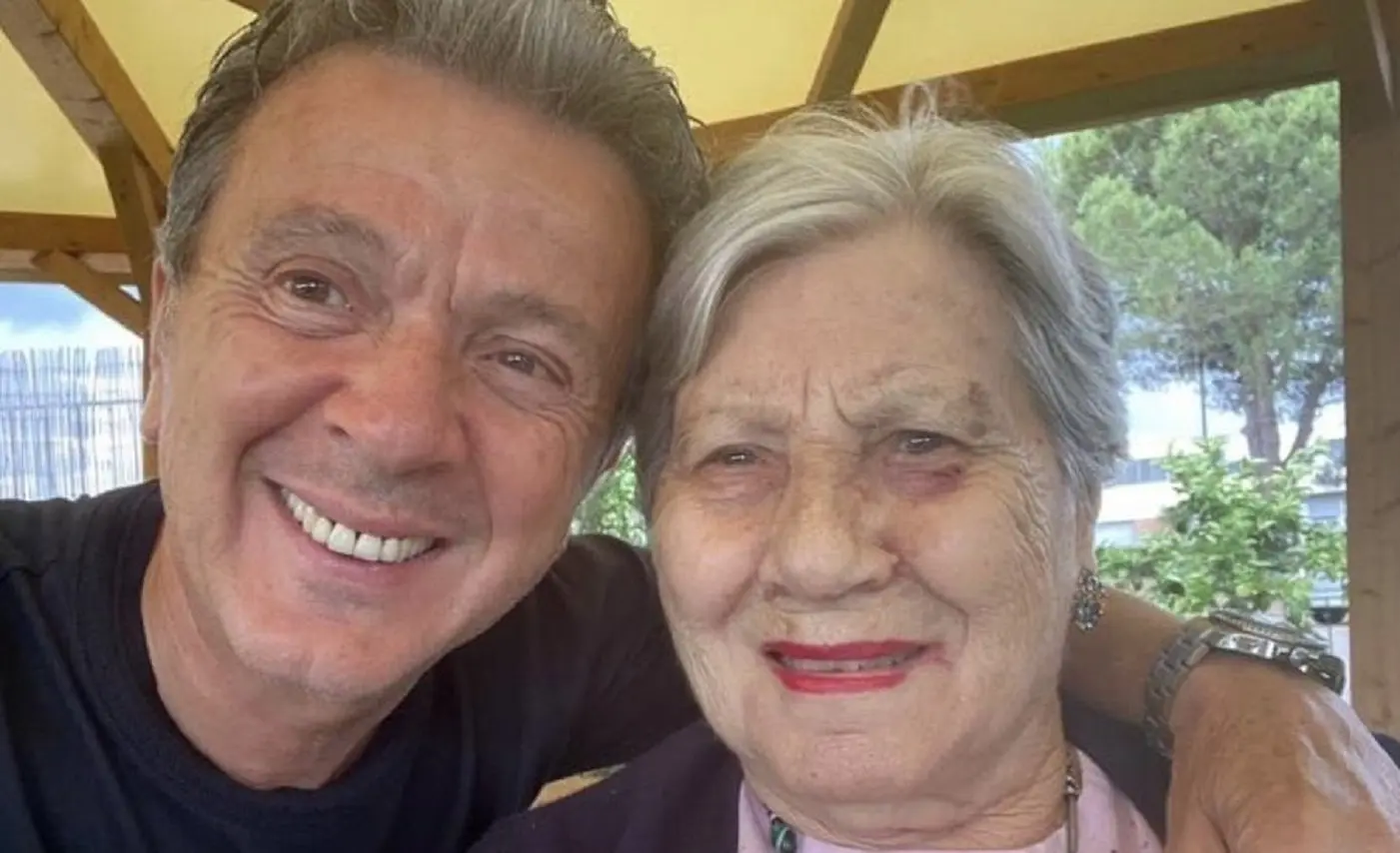 Pupo con mamma Irene