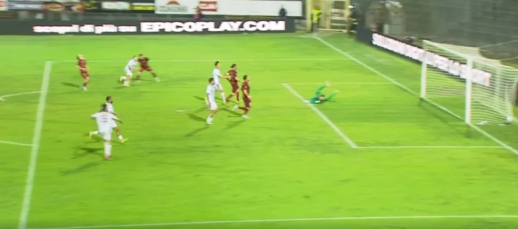 Villa porta in vantaggio la Salernitana a Ravenna