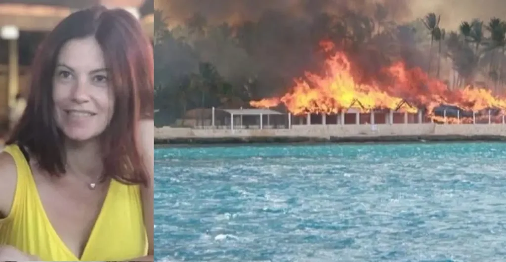 La turista casertana Francesca Valentino