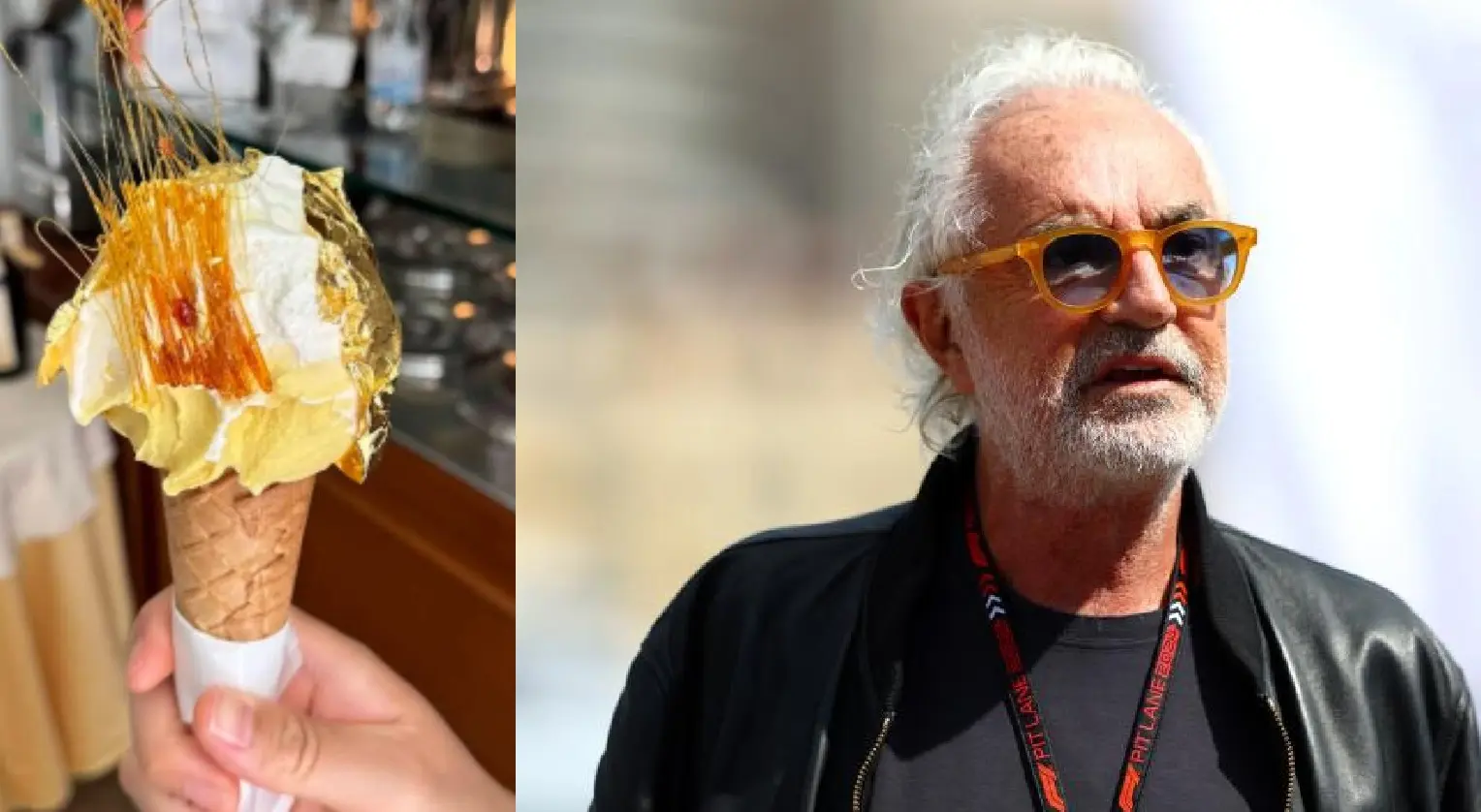 Flavio Briatore critica il gelato da 95 euro