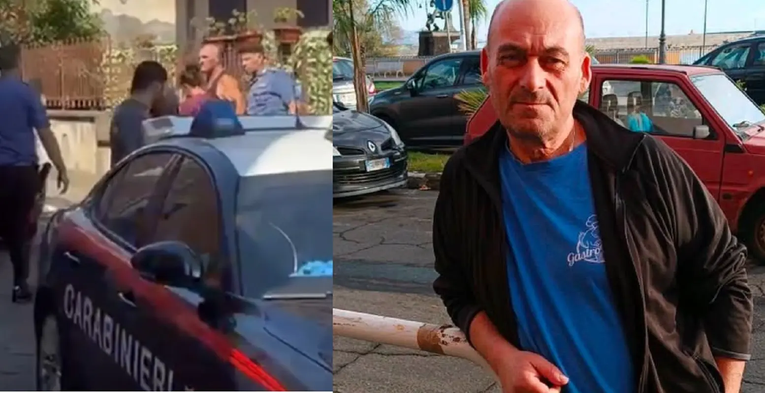 Giovanni Guarrera bloccato dopo aver colpito a morte il fratello Lino