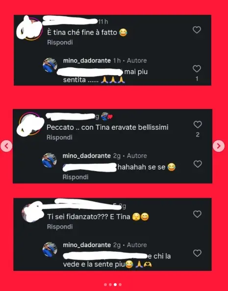 Le risposte su Tina di Cosimo pubblicate da Il Mondo della Tv