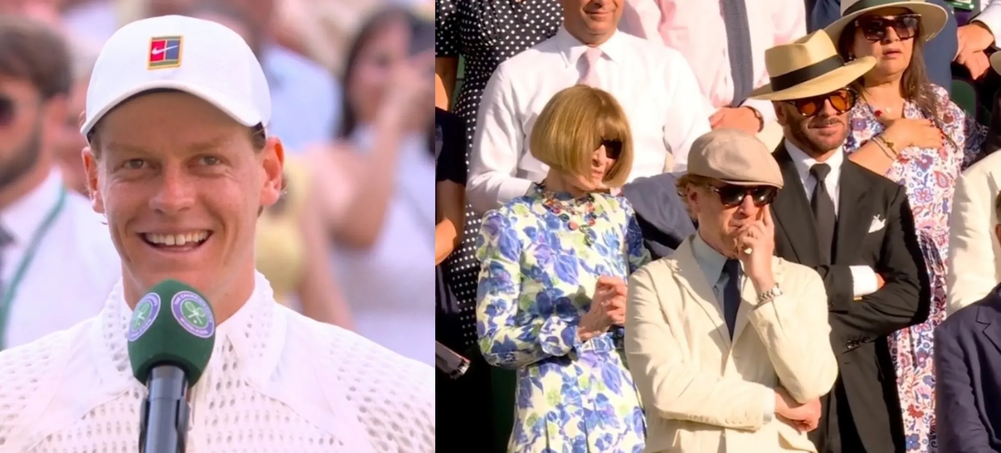 Sinner e Anna Wintour