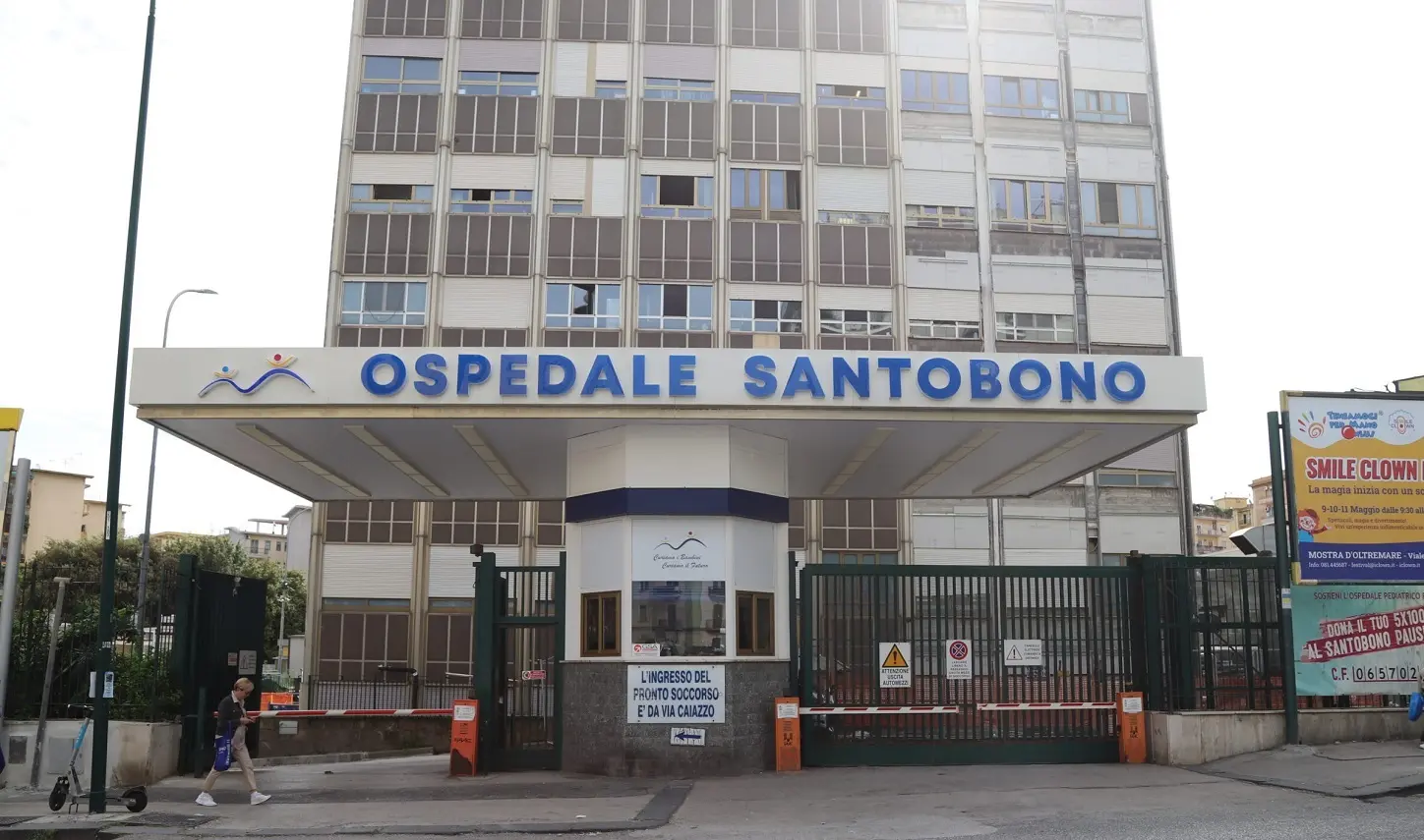 Il neonato è stato ricoverato al Santobono