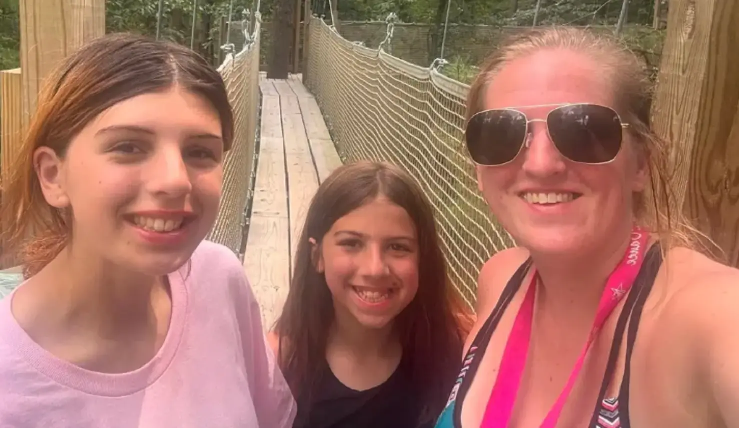Lindsey Lewandowski con le figlie